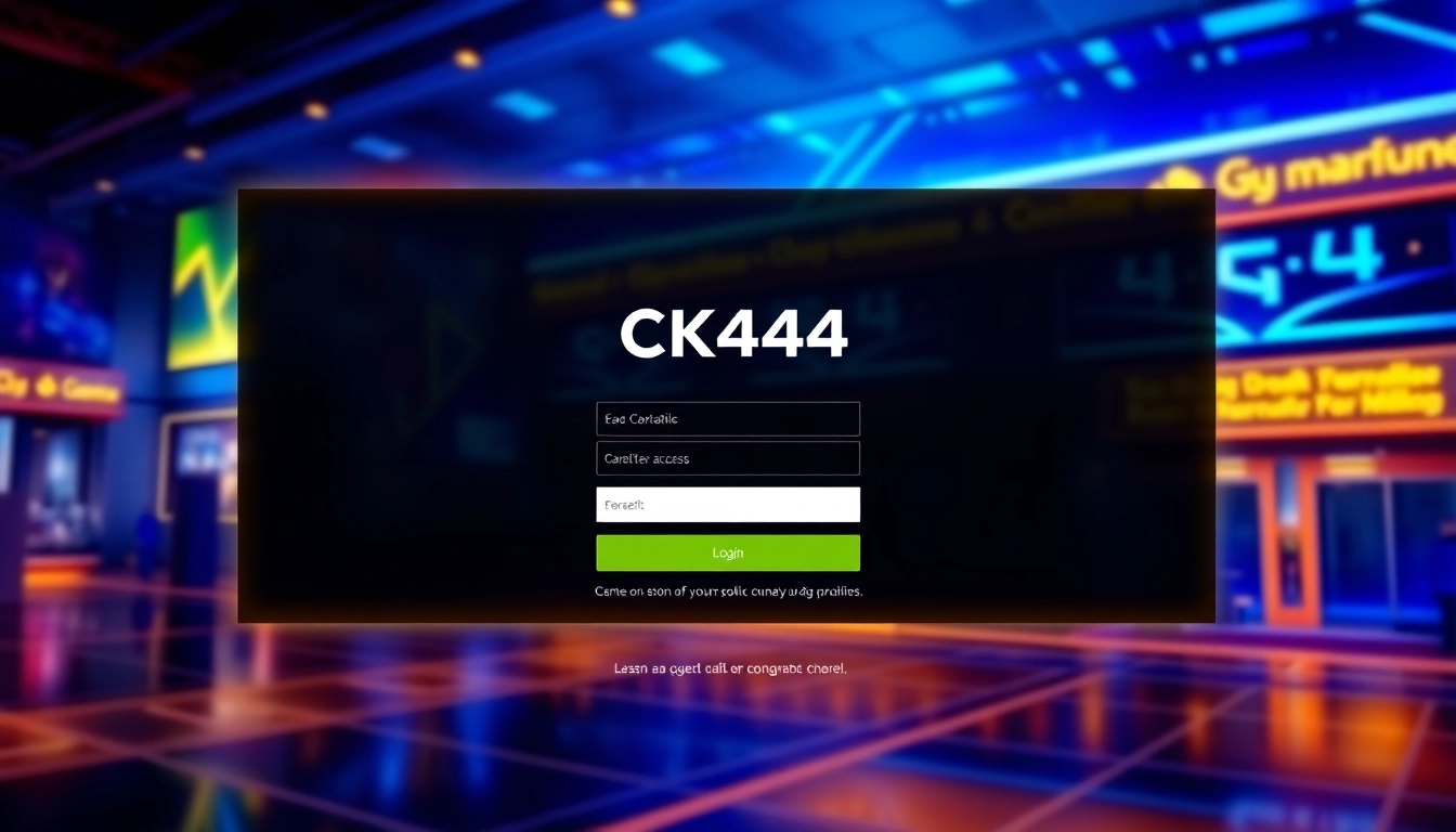 Effortless ck4444 com login depicted on a secure, user-friendly platform with vibrant visuals and intuitive interface for seamless gaming access.