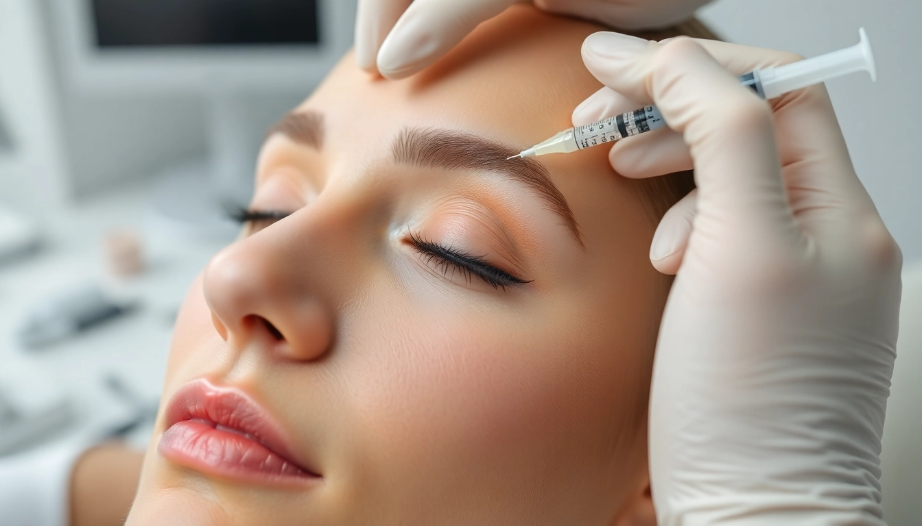 Botox Behandlung: Professional injections for smooth, youthful skin in a clinical setting.
