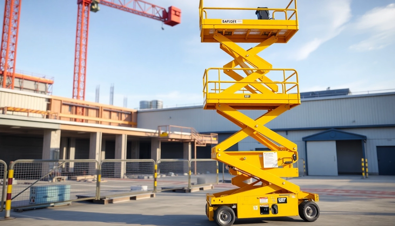 High-Quality Scissor Lift Rental for Safe, Efficient Access on Construction Sites